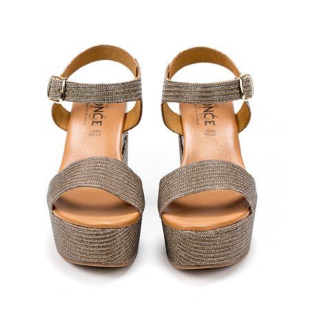 Ženske sandale Once-68616 zlatne na platformu 5 15673 once 68616 lamp bronzo 3